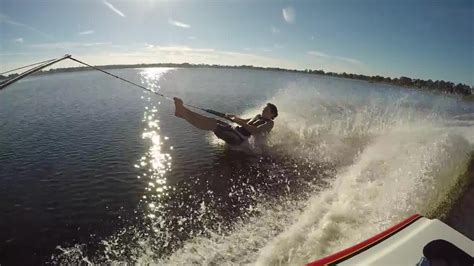 Inside The Boat Perspective Of Barefoot Water Ski Fail Jukin Media Inc