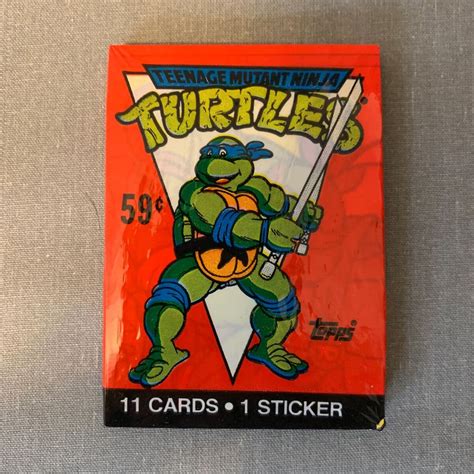 Topps Teenage Mutant Ninja Turtles Trading Cards 1989 Etsy