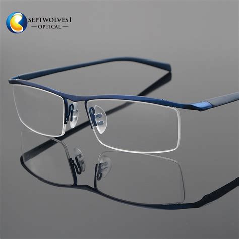 Men Ultra Light Titanium Eyeglasses Frame Rimless Glasses Frame Optical Rx Able Ebay