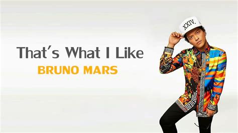 Thats What I Like Bruno Mars Lyrics Youtube