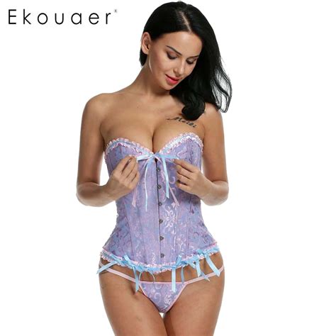 Buy Ekouaer Corsets Plus Size Women Corsets And Bustiers Sexy Shaperwear Sexy