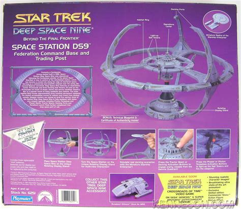 Star Trek Deep Space Nine Space Station Ds9 Playmates No 6251