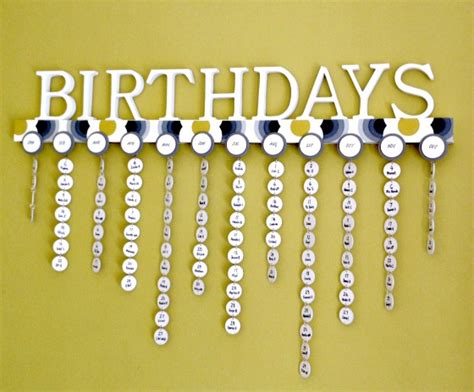 Pinterest Put Into Practice A Diy Birthday Calendar Auburn And Blue