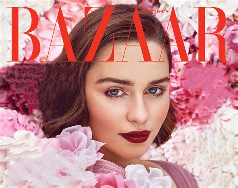 Emilia Clarke Harpers Bazaar Hd Celebrities 4k Wallpapers Images