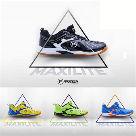 Protech Badminton Training Shoe Maxilite Series Shopee Malaysia