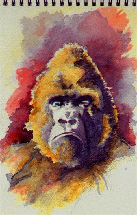 Ape By Brotherschris On Deviantart Animal Art Owl Painting Art Images
