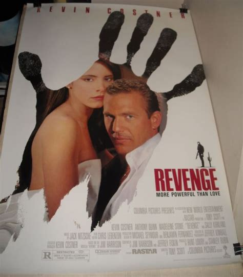 Rolled 1990 Revenge 1 Sheet Movie Poster Kevin Costner Madeleine Stowe