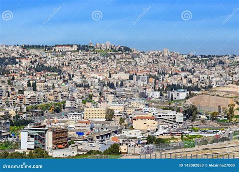 Vue Panoramique De Nazareth Isra L Photo Stock Ditorial Image Du Moyen Christianisme