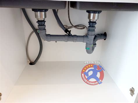 Images of under kitchen sink plumbing. XFR Piping Under Kitchen Sink In Toronto - Mister Plumber