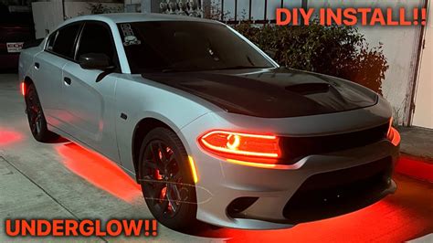 Flow Series Underglow Diy Install On My 2019 Custom Dodge Charger