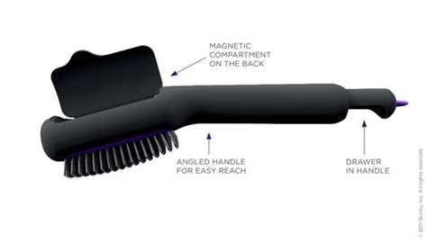 Flair Hairbrush 1199 Bruch As 2 Storage Compartments Hair Brush