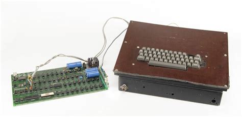 Vintage Apple 1 Computer Signed By Steve Wozniak Expected To Fetch