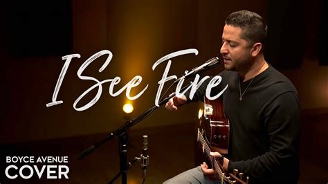 I See Fire Ed Sheeran The Hobbit Boyce Avenue Acoustic Cover On