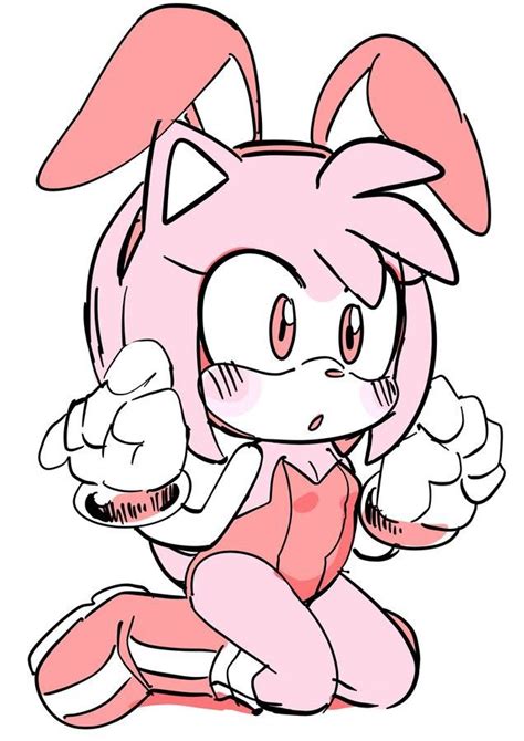 Kawaii Amy Rose In 2022 Amy Rose Amy The Hedgehog Sonic Fan Art