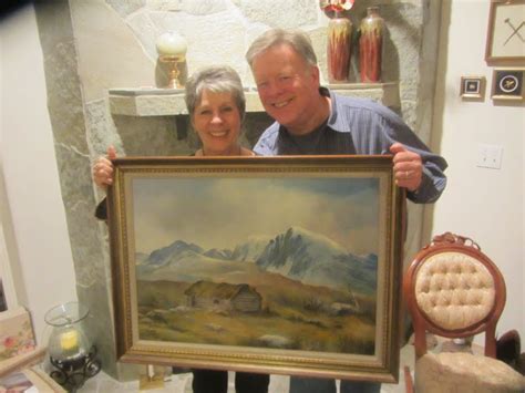 An Original August Werner Painting Up For Auction At The Annual