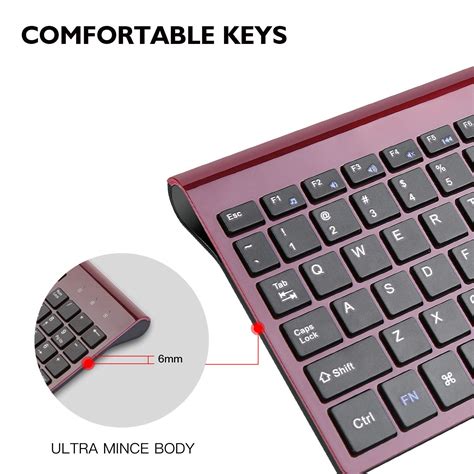 Buy Wireless Keyboard Mouse Combo Cimetech Compact Full Size Wireless