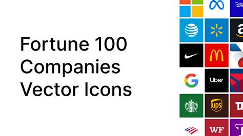 Figma Fortune 100 Companies Vector Icons Collection Of Fortune 100