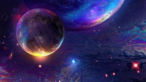 Outer Digital Space Hd Digital Universe 4k Wallpapers Images