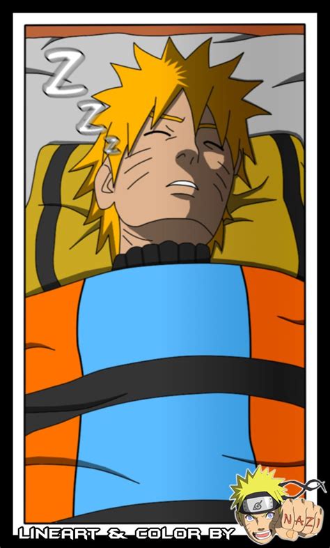 Naruto Sleeping By Naziuk On Deviantart