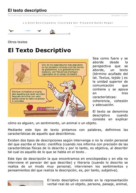 Descripciones Texto Descriptivo Ejemplo De Una Person