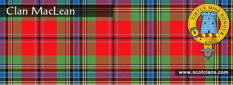 Clan Maclean Tartan And Crest Scottishclans