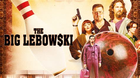 Download Iconic Movie Poster Of The Big Lebowski Featuring Main