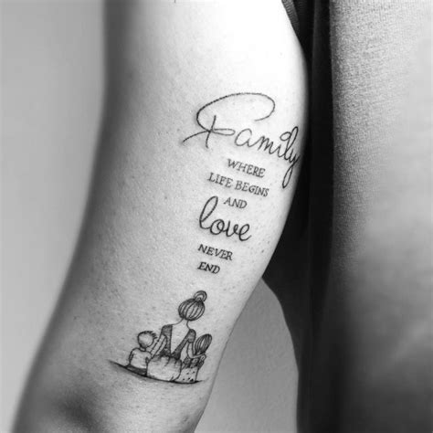 Tatuagem De Família 90 Opções Para Registrar Todo O Seu Amor Mama