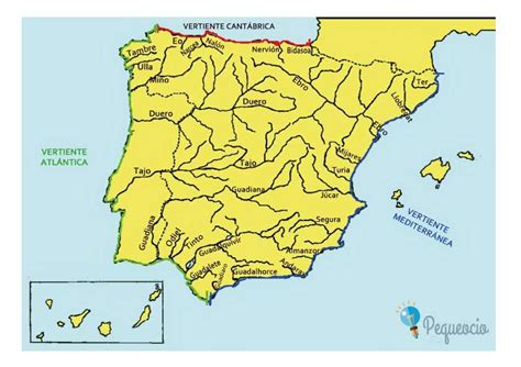 Mapa De Ríos De España College Board Studyblr Spain Science Student