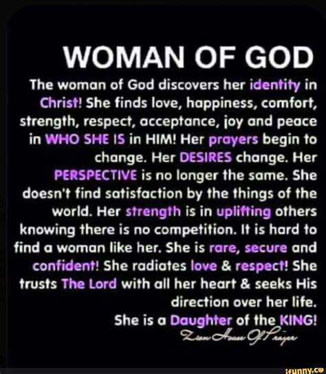 Woman Of God The Woman Of God Discovers Her Identity In Christ She