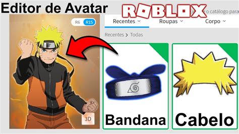Perfil Do Naruto No Roblox Roblox Avatar Youtube