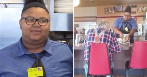 Waitress Caught On Camera Meddling With Elderly Man S Food In Restaurant Small Joys