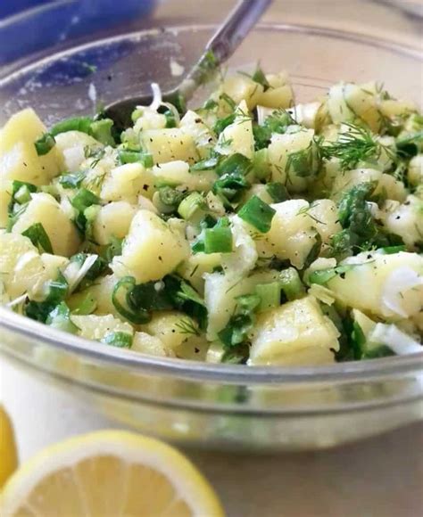 Greek Potato Salad Recipe Patatosalata Dairy Free Gluten Free