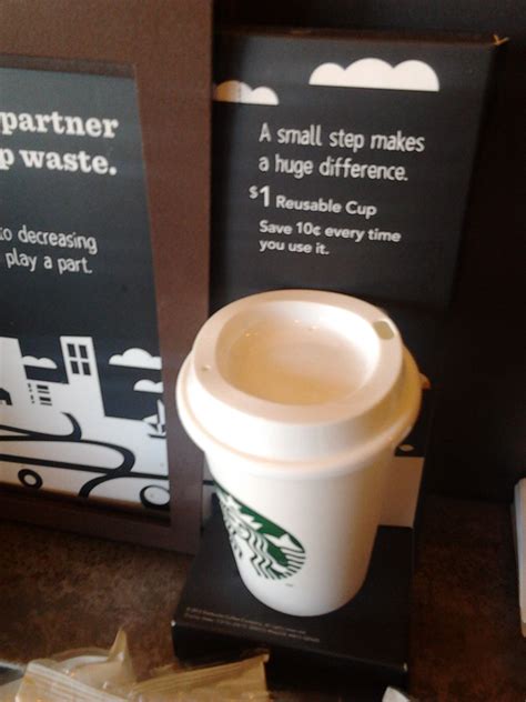 The winner by a mile is coffee matters, with a. Starbucks Reusable Cup- Save $0.10 on refills | Reusable ...