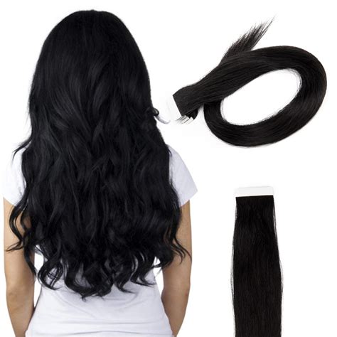 Sayfut 16 22 Inch Skin Weft Tape Hair Extensions 100 Remy Straight