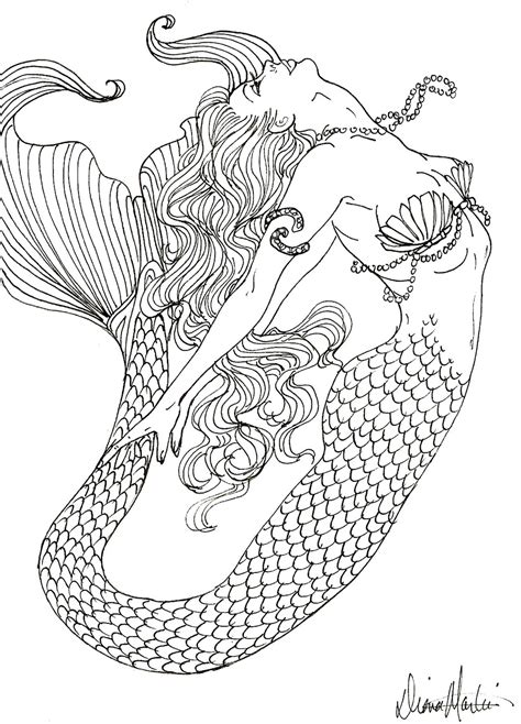Coloring Pages Mermaids Coloring Pages To Print Of Mermaid Coloring
