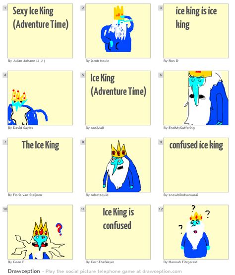 Sexy Ice King Adventure Time Drawception
