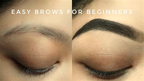 Eyebrow Tutorial For Beginners Using A Brow Pencil Youtube