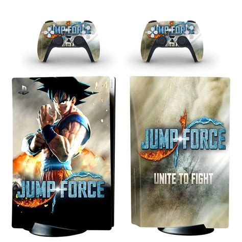Jump Force Sony Ps5 Standard Disc Edition Vinyl Protective Etsy