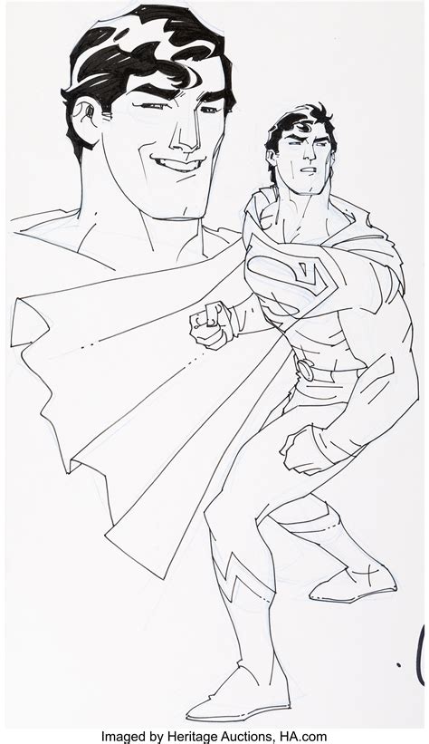 Cully Hamner - Superman Illustration Original Art (undated).... | Lot