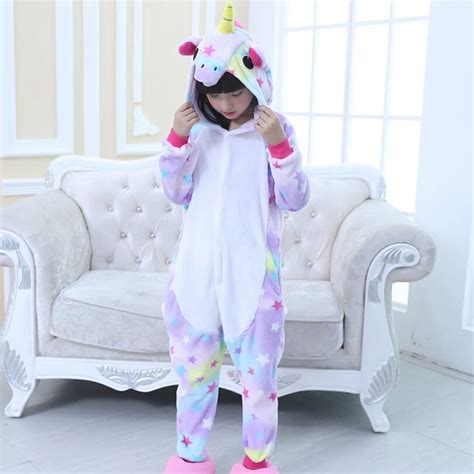 Pijama Unicornio For Kids Cute Cartoon Sleepwear Children