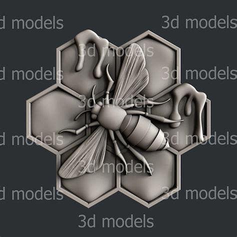 3d Stl Models For Cnc Router Bee 3d Model Cgtrader
