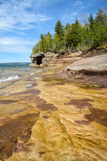 Michigan Nut Photography Lake Superior Patterns In Rock Lake