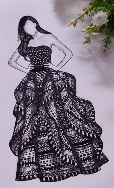 Fashion Art Illustration Dresses