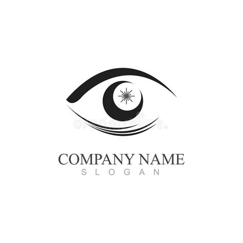 Eye Care Vector Logo Design Stock Vector Illustration Of Modern