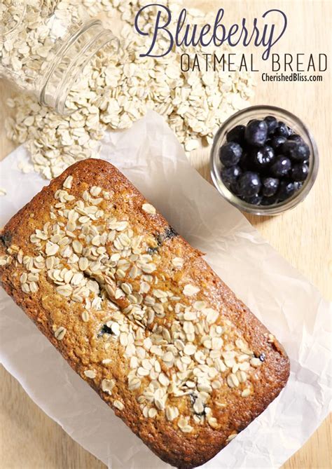 Blueberry Oatmeal Bread Recipe Cherished Bliss