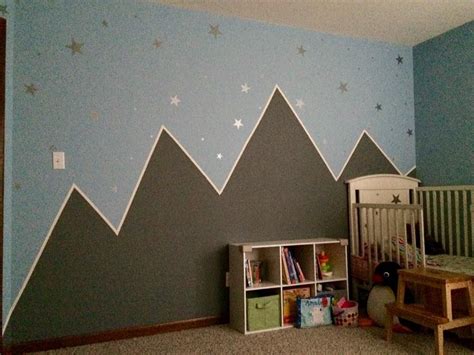 Wallpapers | blog circu magical furniture. Kids room paint We only paint half room. Blue sky and gray ...