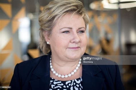 Erna Solberg Norways Prime Minister Poses For A Photograph News