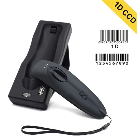 1D CCD Barcode Scanner Symcode Bluetooth 2 4GHz Wireless USB Wired