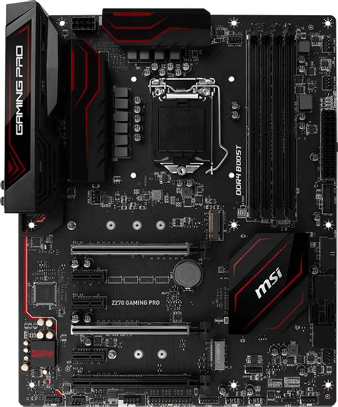 Msi Z270 Gaming Pro Motherboard Specifications On Motherboarddb