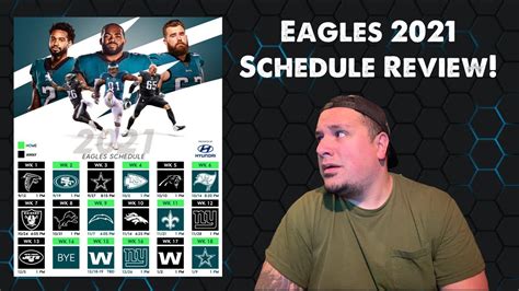 The Eagles 2021 Schedule Is Finally Here L Review Easy Schedule L